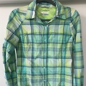 Plaid Omni-Shade Columbia Button Up Shirt